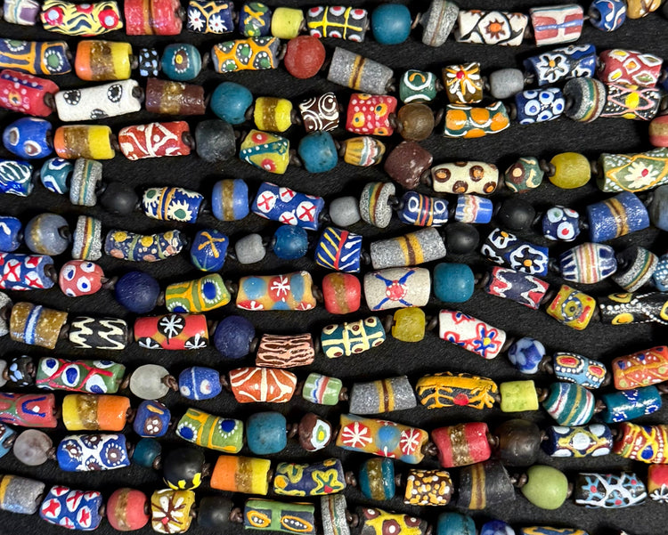 African Recycled Glass Beaded Hatbands