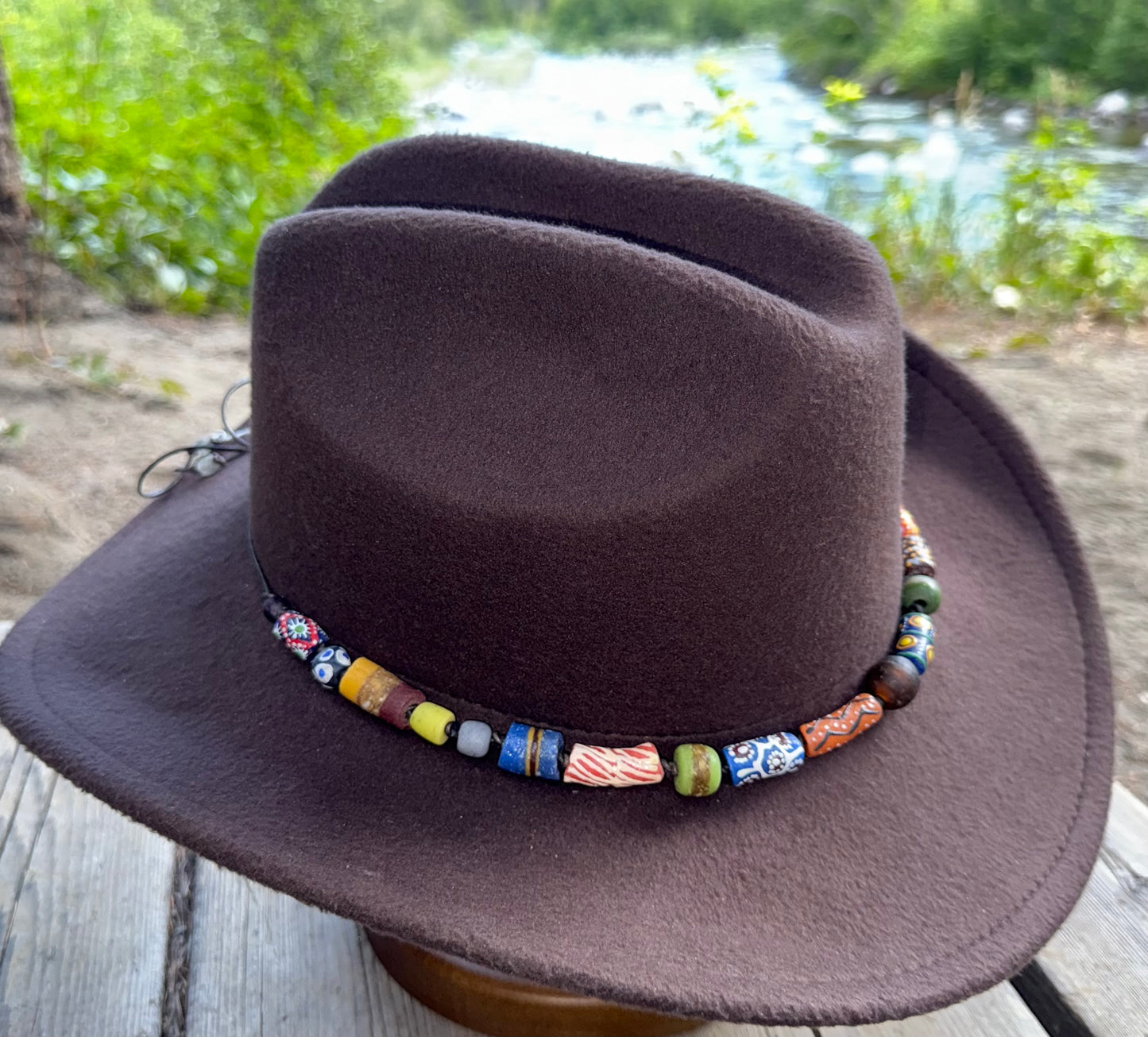 The Bernard - Recycled Glass Bead Hatband