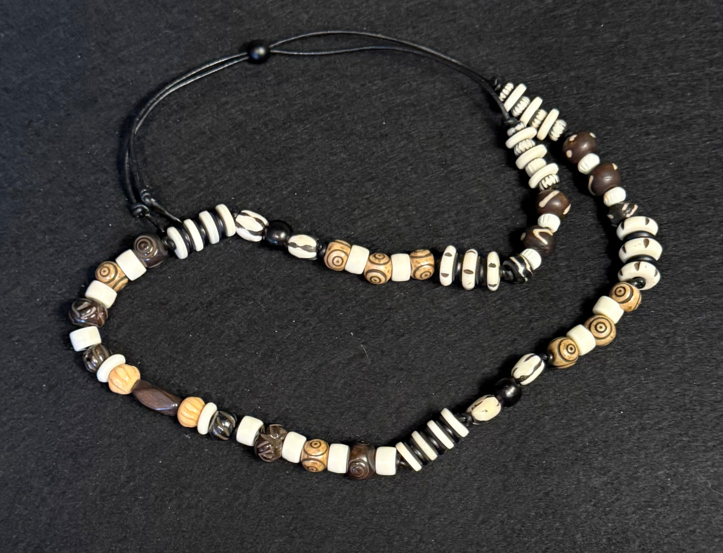 The Seeger - Bone Beaded Hatband