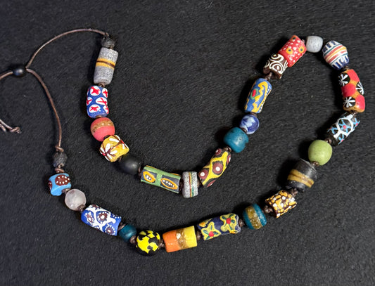 The LeRoy - Handcrafted Trade Bead Hatband