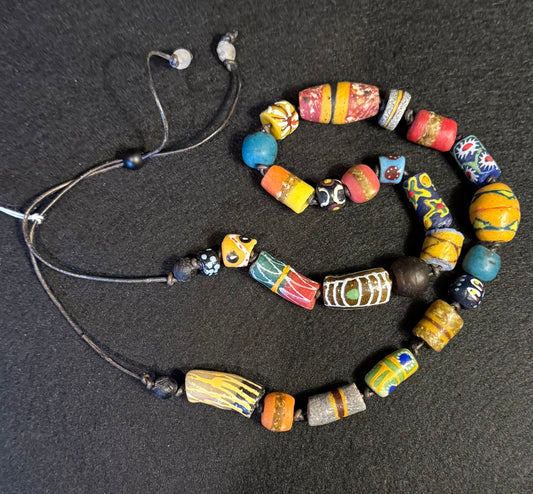 The Foxy - Handcrafted Trade Bead Hatband