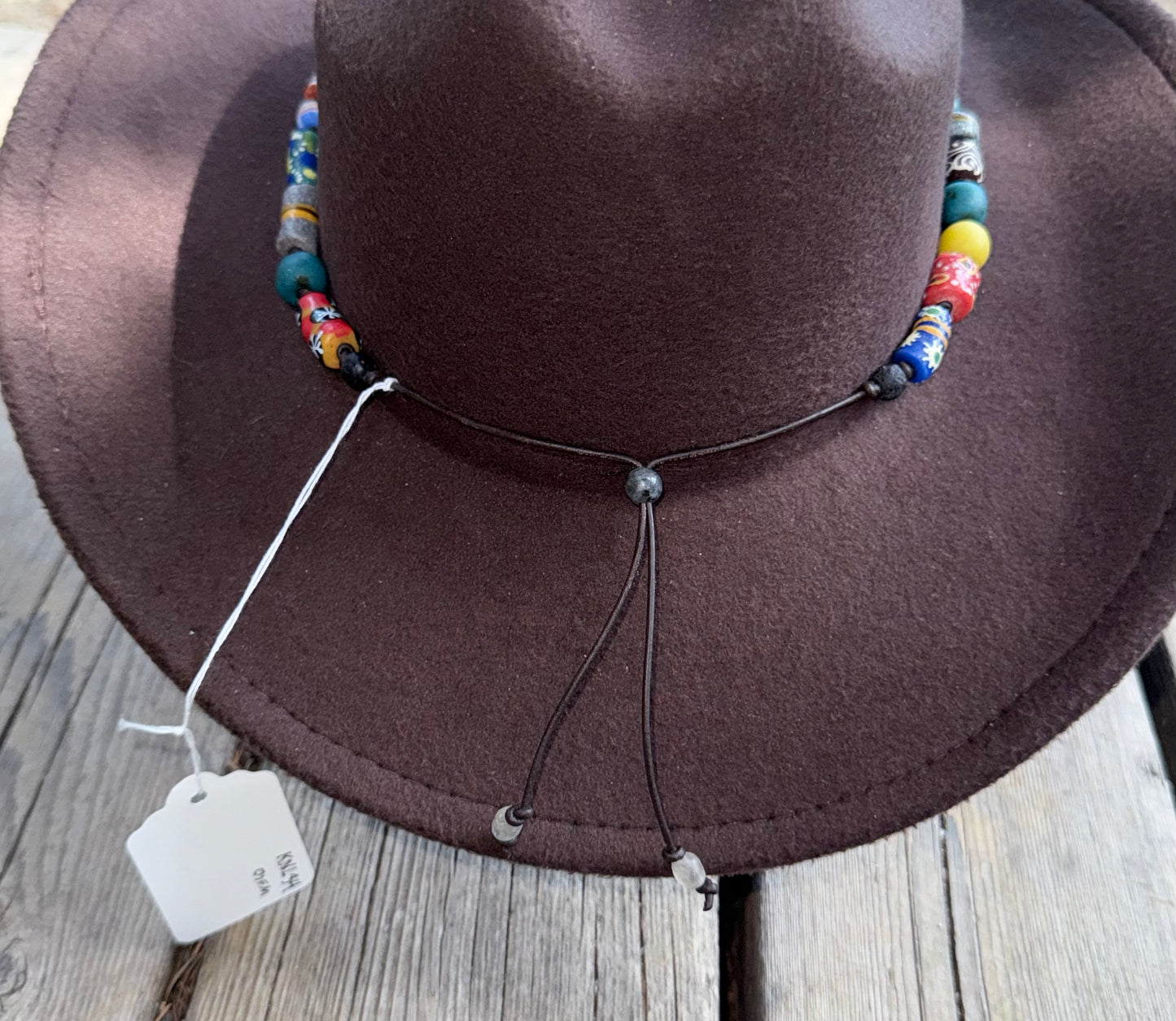 The Carol - Handcrafted Trade Bead Hatband