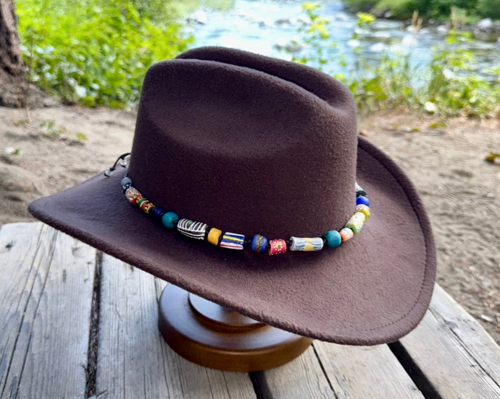The Arlene - Handcrafted Krobo Beaded Hatband