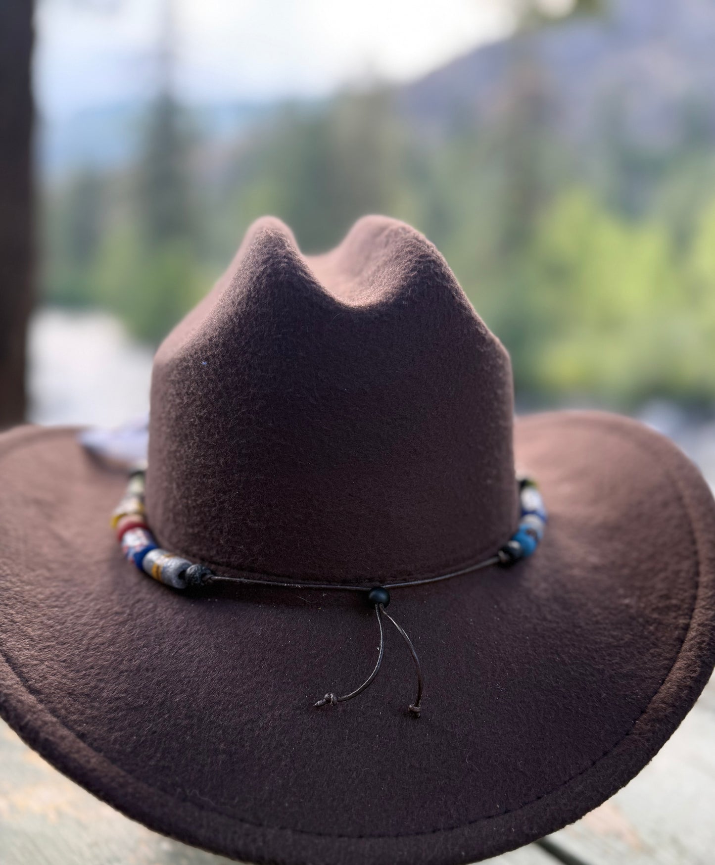 The LeRoy - Handcrafted Trade Bead Hatband