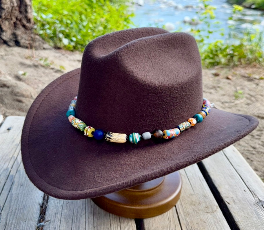 The Arlene - Handcrafted Krobo Beaded Hatband