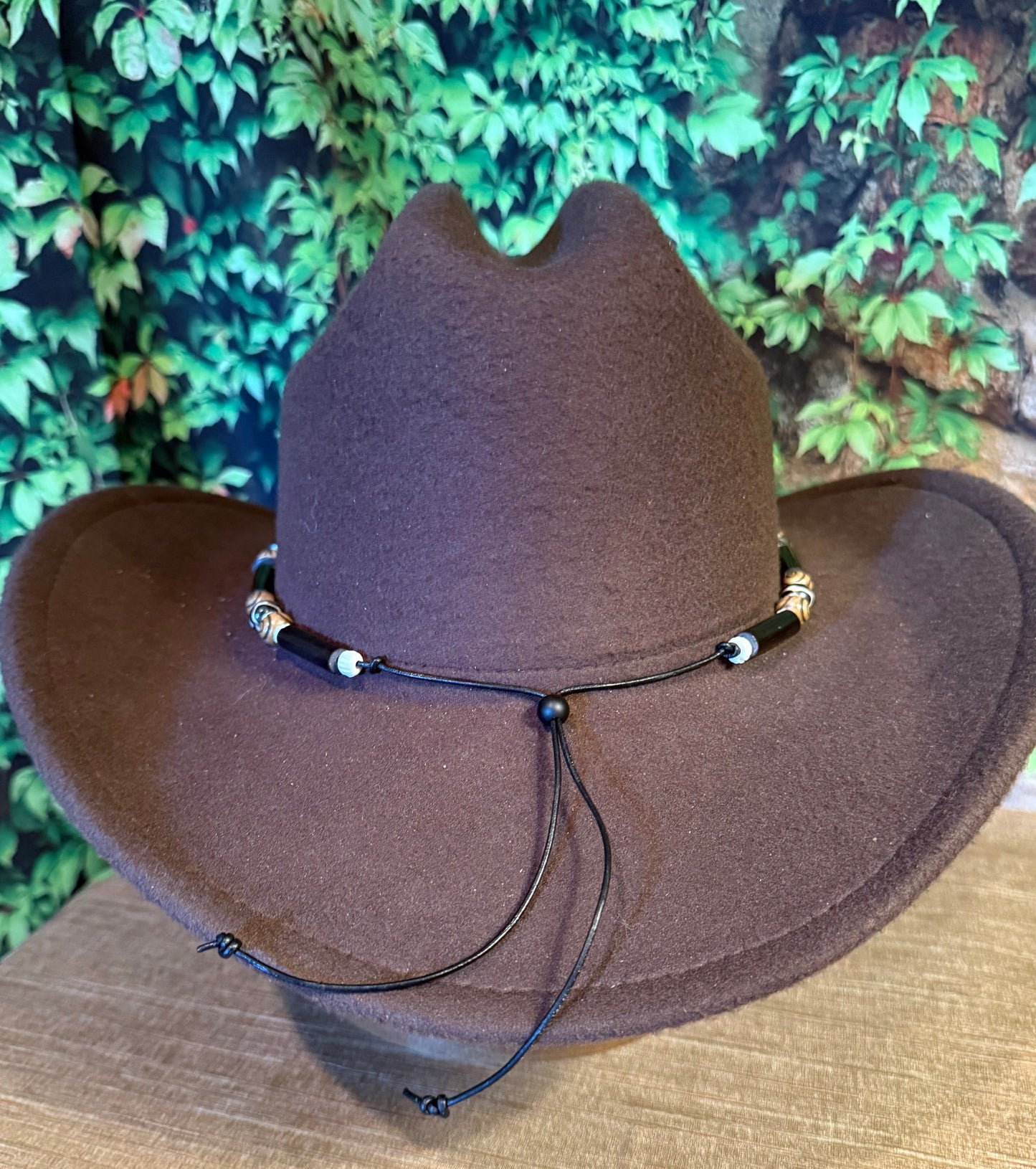 The Shasta - Bone Beaded Hatband
