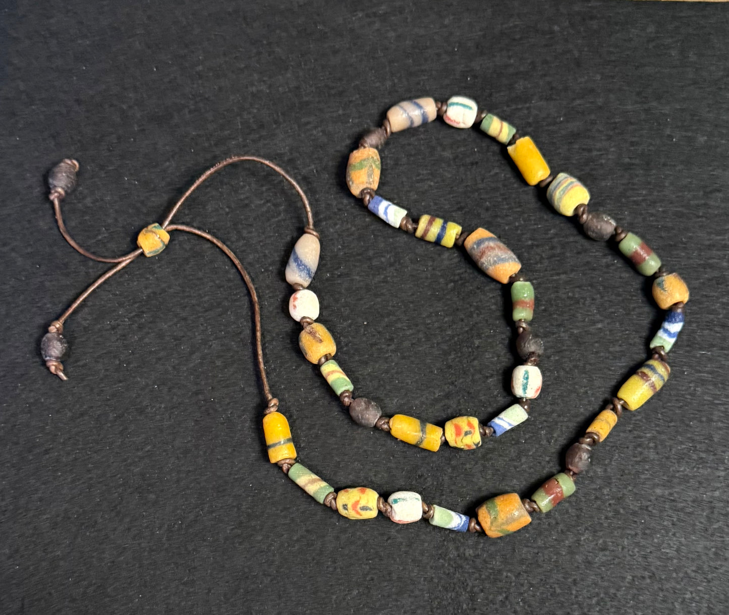 The Catherine - Antique & Vintage Trade Bead Hatband