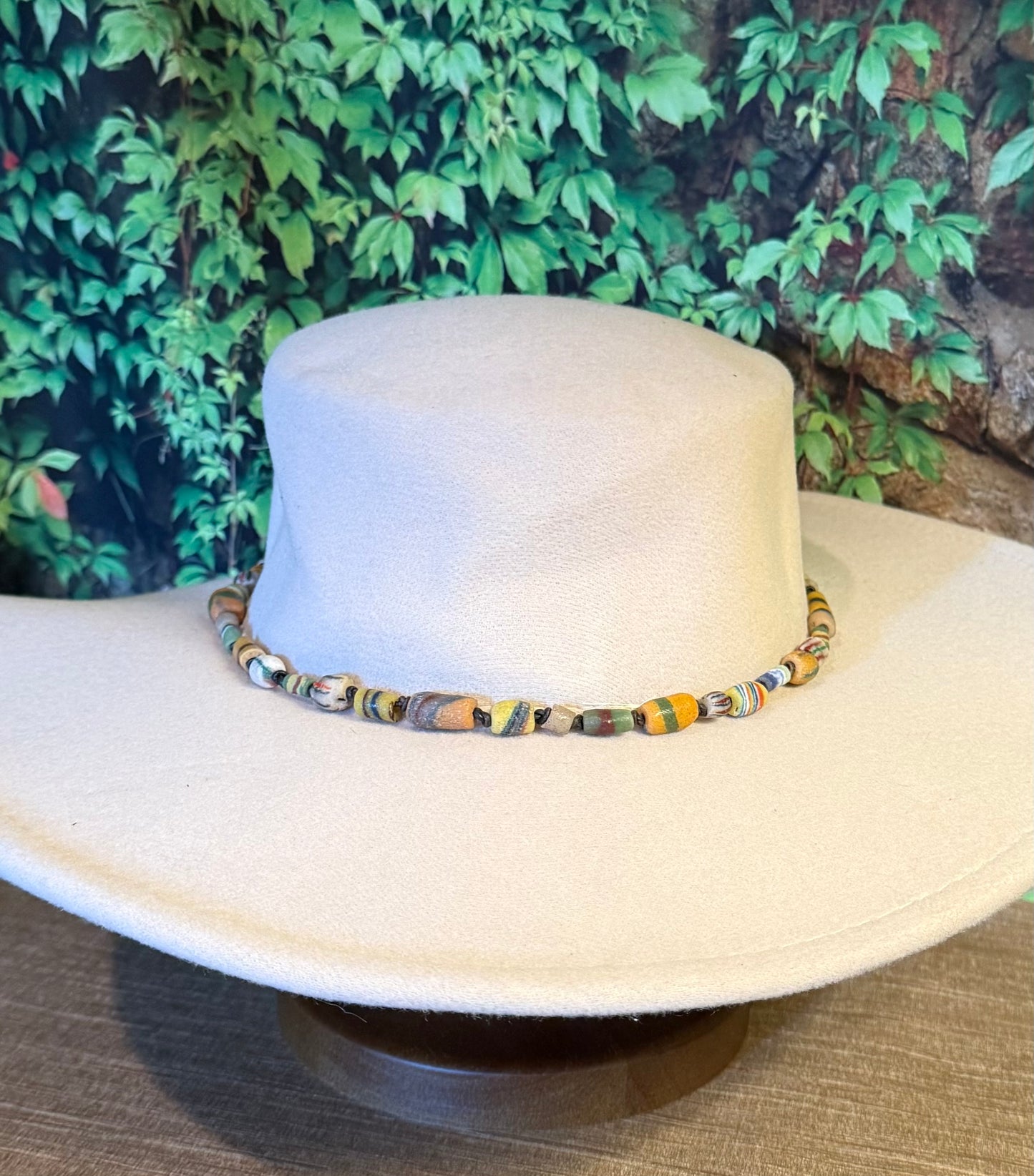 The JP - Antique & Vintage Trade Bead Hatband
