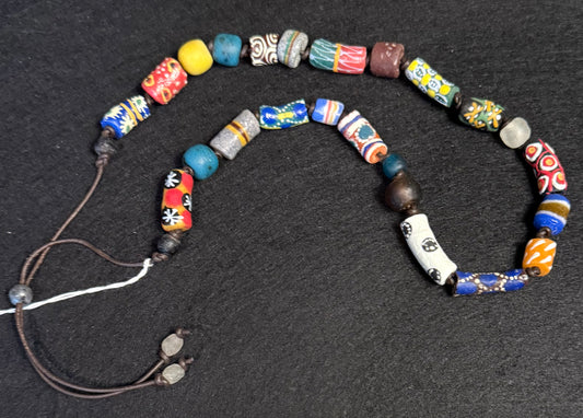 The Carol - Handcrafted Trade Bead Hatband
