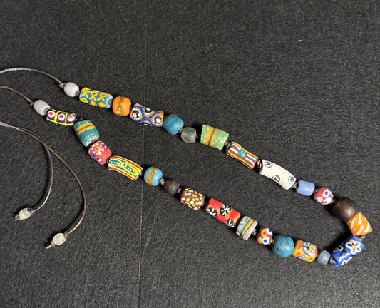 The Harlan - Handcrafted Fair Trade Recycled Glass Beaded Hatband