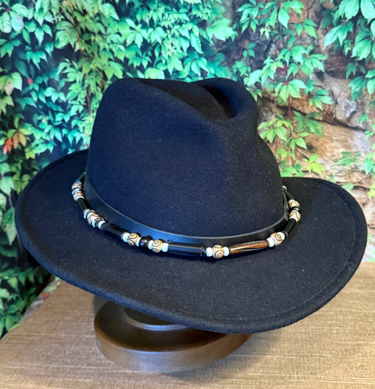 The Shasta - Bone Beaded Hatband