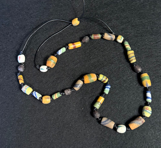 The RC - Antique & Vintage Trade Bead Hatband