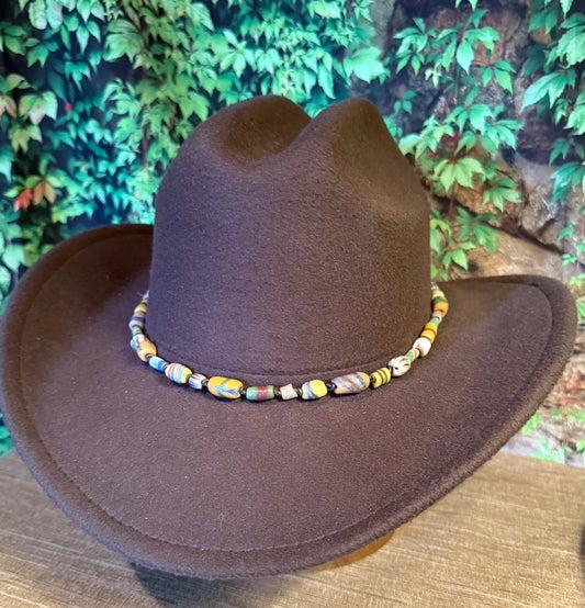 The JP - Antique & Vintage Trade Bead Hatband
